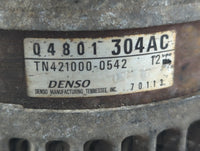2010 Dodge Caravan Alternator Replacement Generator Charging Assembly Engine OEM P/N:TN421000-0542 Q4801 304AC Fits OEM Used