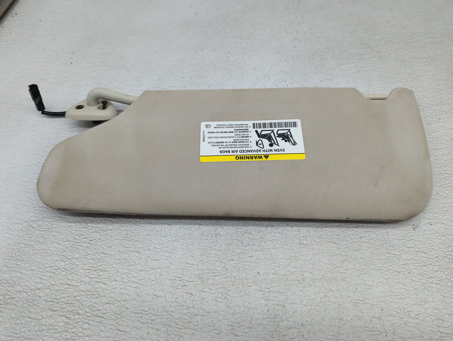 2010 Dodge Caravan Sun Visor Shade Replacement Passenger Right Mirror Fits Fits 2008 2009 OEM Used Auto Parts - Oemusedautop