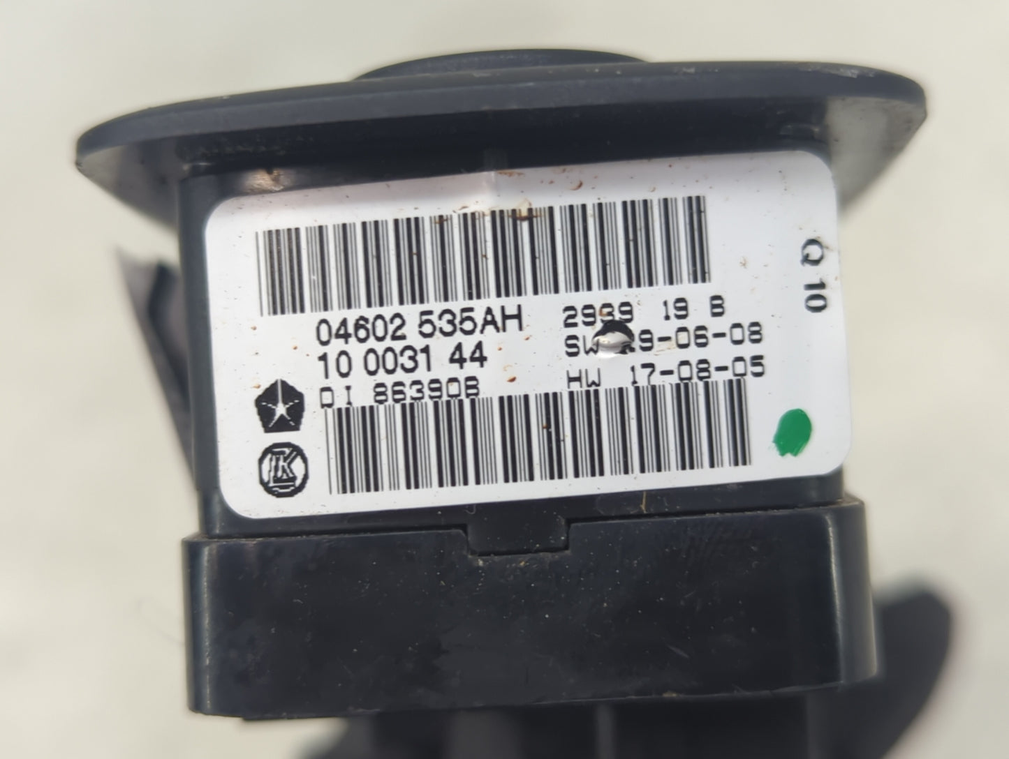 2010 Dodge Caravan Master Power Window Switch Replacement Driver Side Left P/N:04602535AH Fits Fits 2008 2009 2011 OEM Used 