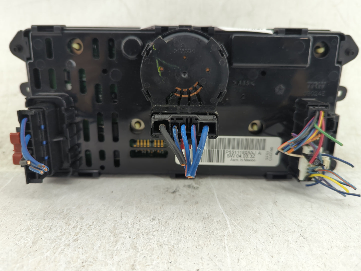 2010 Dodge Caravan Climate Control Module Temperature AC/Heater Replacement P/N:55111805AJ Fits Fits 2008 2009 OEM Used Auto