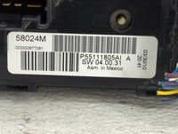 2010 Dodge Caravan Climate Control Module Temperature AC/Heater Replacement P/N:P55111805AI Fits Fits 2008 2009 OEM Used Aut