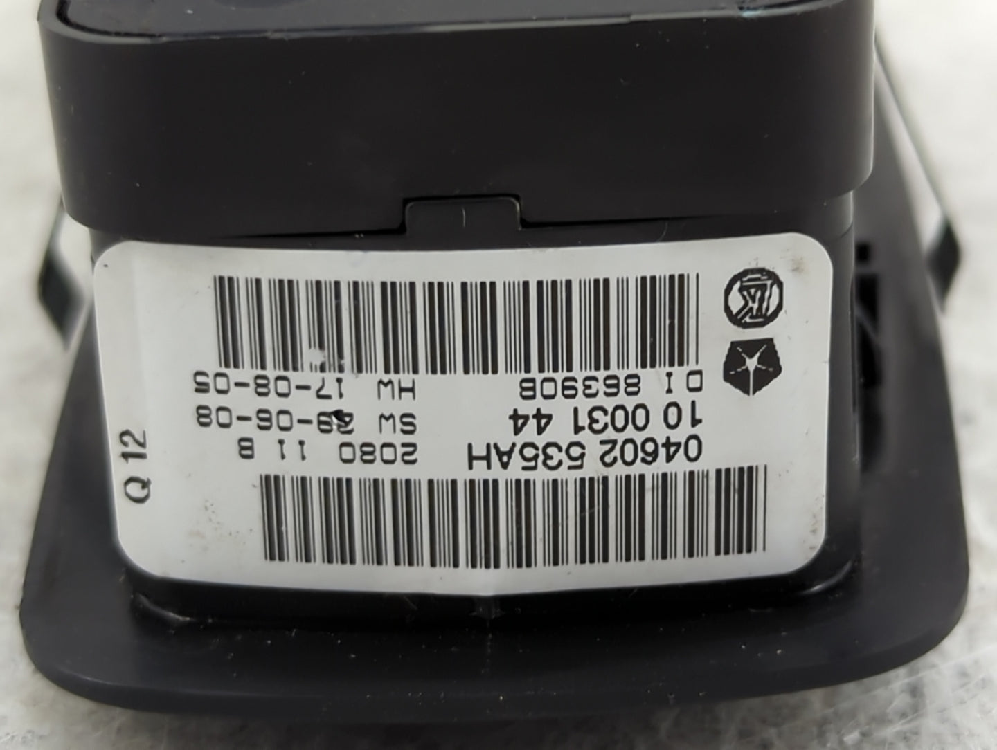 2010 Dodge Caravan Master Power Window Switch Replacement Driver Side Left P/N:04602535AH Fits Fits 2008 2009 2011 OEM Used 