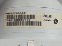 2010 Dodge Caravan Instrument Cluster Speedometer Gauges P/N:P05172800AE Miles: Fits OEM Used Auto Parts - Oemusedautoparts1