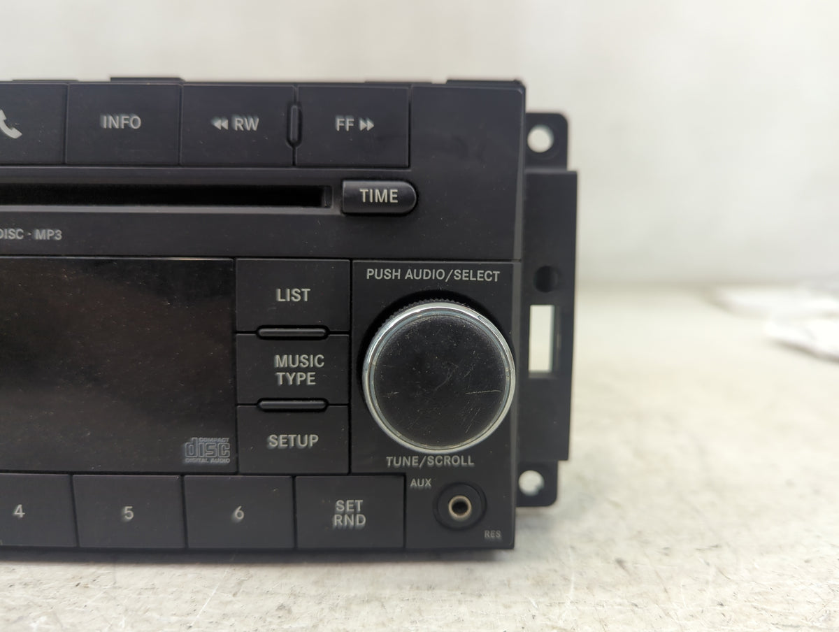 2010 Dodge Caravan Radio AM FM Cd Player Receiver Replacement P/N:P05091117AC Fits Fits 2008 2009 2011 OEM Used Auto Parts -