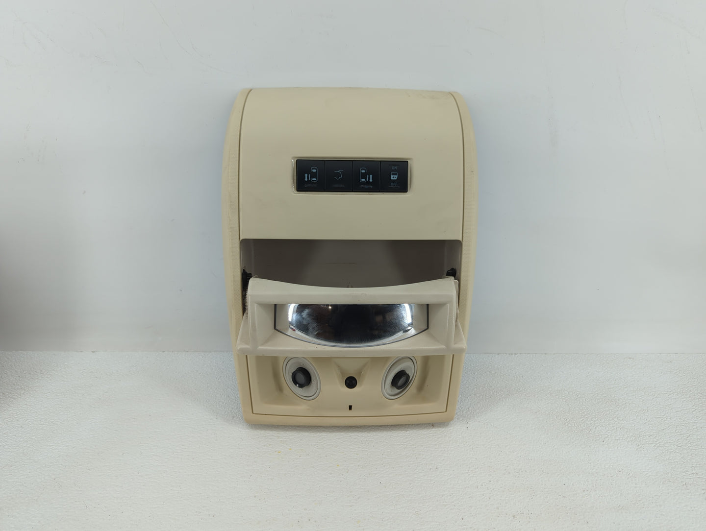 2010 Dodge Caravan Overhead Roof Console Light Beige - Oemusedautoparts1.com