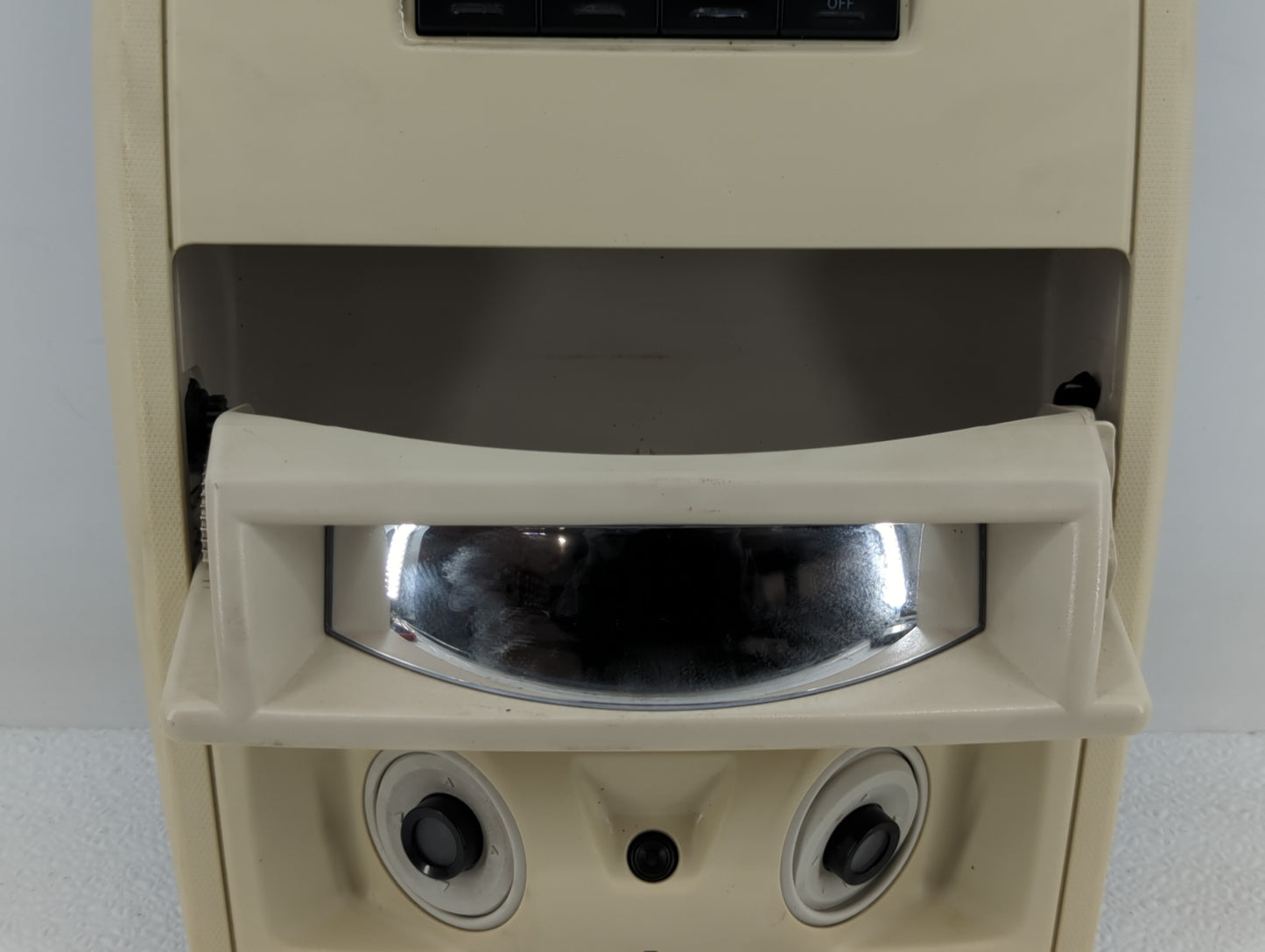 2010 Dodge Caravan Overhead Roof Console Light Beige - Oemusedautoparts1.com