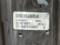 Dodge Caravan Passenger Right Side View Manual Door Mirror Black - Oemusedautoparts1.com