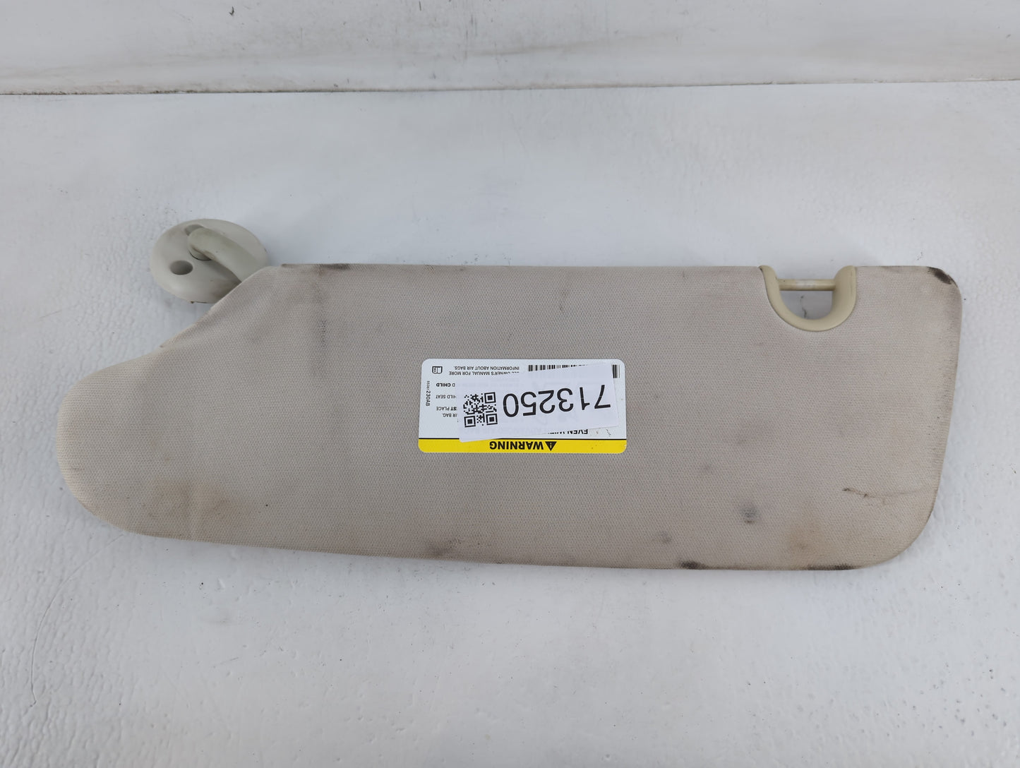 2010 Dodge Caravan Sun Visor Shade Replacement Passenger Right Mirror Fits Fits 2008 2009 OEM Used Auto Parts - Oemusedautop