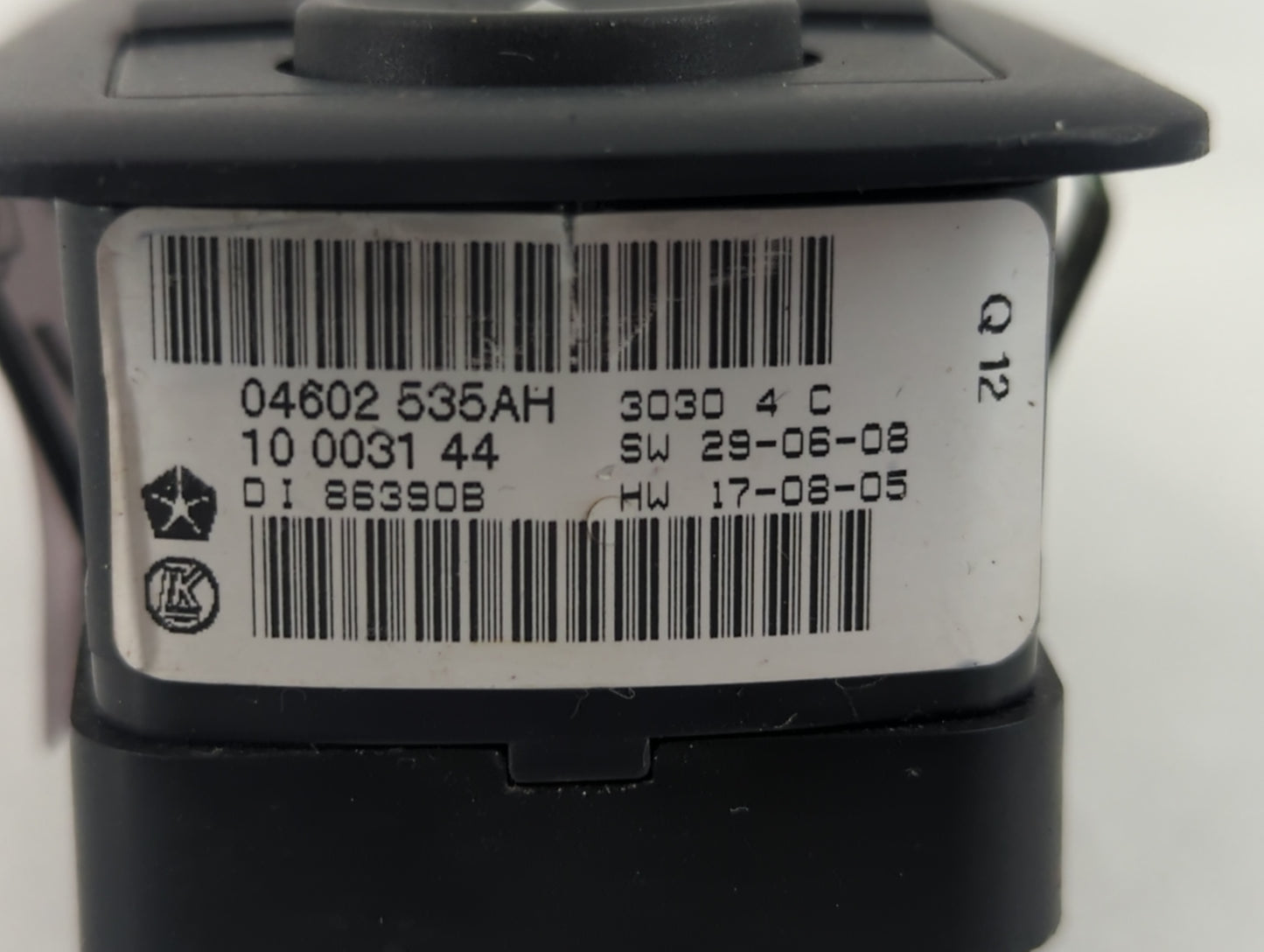 2010 Dodge Caravan Master Power Window Switch Replacement Driver Side Left P/N:04602 535AH Fits Fits 2008 2009 2011 OEM Used