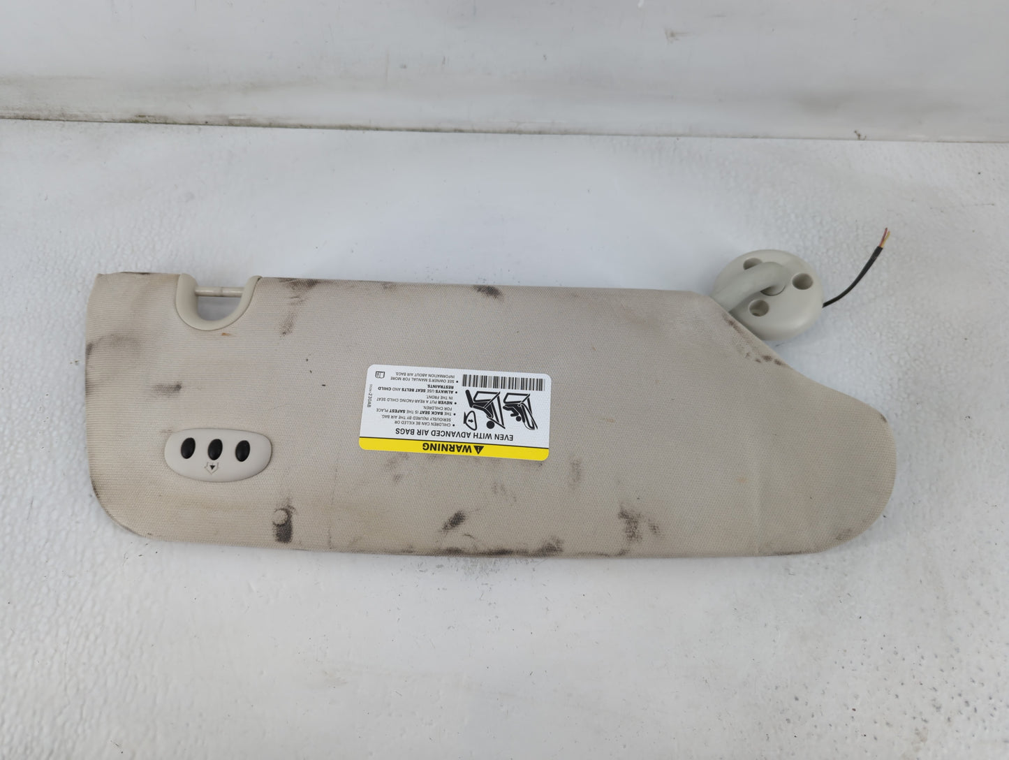 2010 Dodge Caravan Sun Visor Shade Replacement Driver Left Mirror Fits Fits 2008 2009 OEM Used Auto Parts - Oemusedautoparts