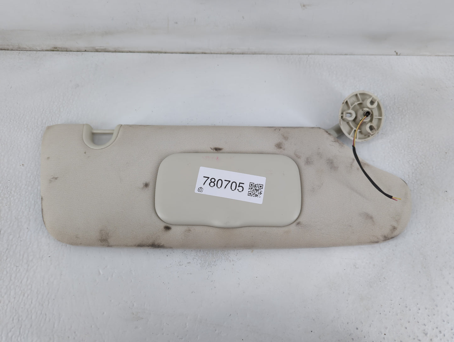 2010 Dodge Caravan Sun Visor Shade Replacement Passenger Right Mirror Fits Fits 2008 2009 OEM Used Auto Parts - Oemusedautop