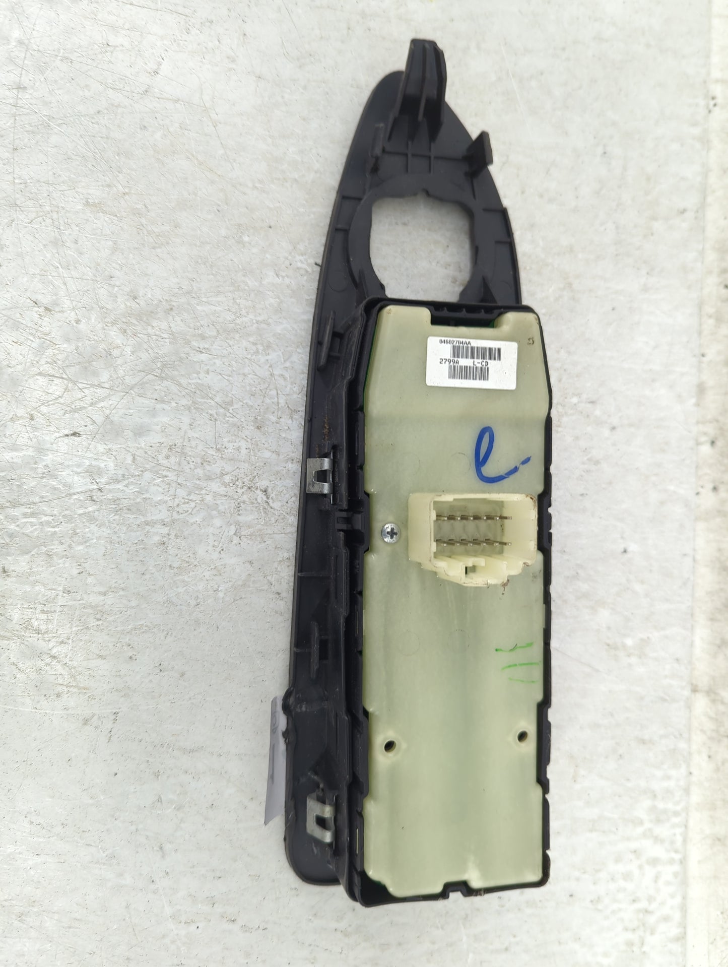 2008-2011 Dodge Challenger Master Power Window Switch Replacement Driver Side Left Fits OEM Used Auto Parts - Oemusedautopar