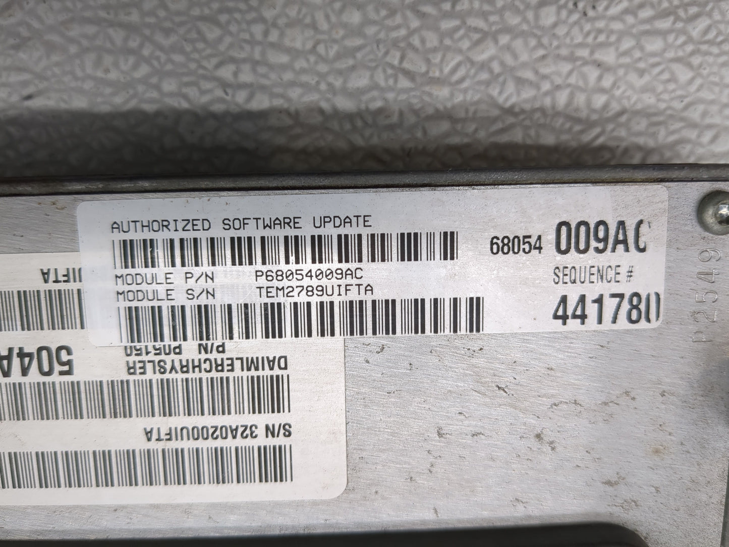 2008-2010 Dodge Challenger PCM Engine Control Computer ECU ECM PCU OEM P/N:68054009AC Fits Fits 2008 2009 2010 OEM Used Auto