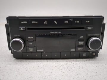 2010 Dodge Challenger Radio AM FM Cd Player Receiver Replacement P/N:05091115AC Fits OEM Used Auto Parts - Oemusedautoparts1