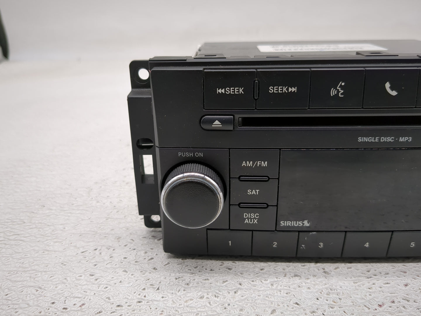 2010 Dodge Challenger Radio AM FM Cd Player Receiver Replacement P/N:05091115AC Fits OEM Used Auto Parts - Oemusedautoparts1