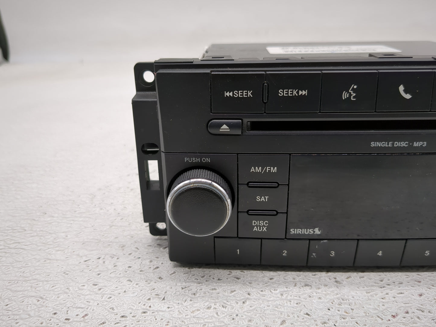 2010 Dodge Challenger Radio AM FM Cd Player Receiver Replacement P/N:05091115AC Fits OEM Used Auto Parts - Oemusedautoparts1