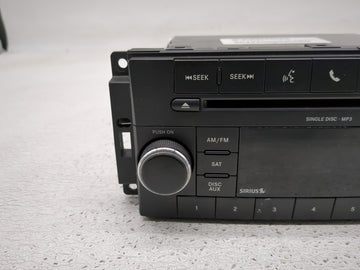 2010 Dodge Challenger Radio AM FM Cd Player Receiver Replacement P/N:05091115AC Fits OEM Used Auto Parts