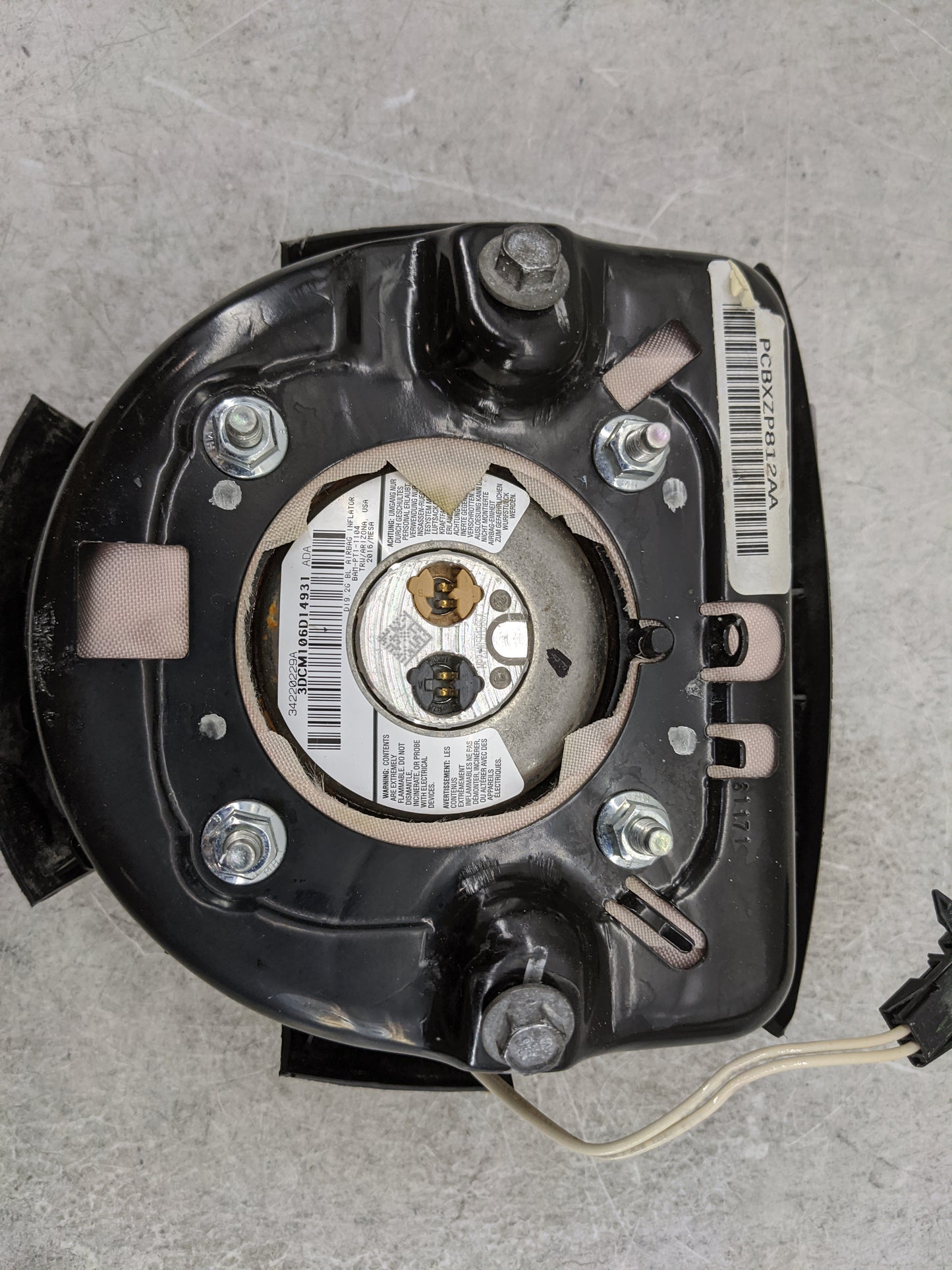 2008-2011 Dodge Challenger Air Bag Driver Left Steering Wheel Mounted 1477530 - Oemusedautoparts1.com