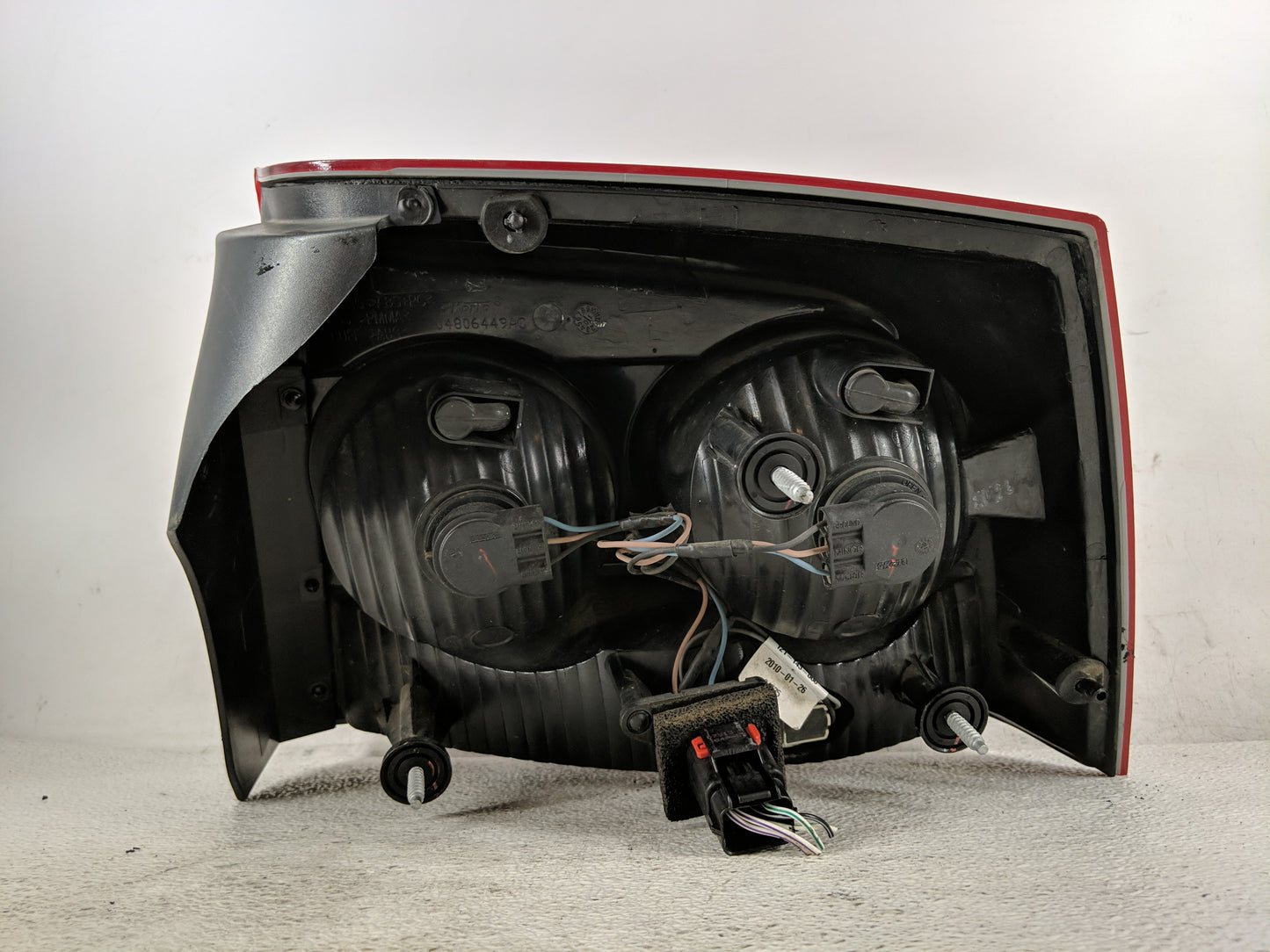 2009-2010 Dodge Charger Tail Light Assembly Driver Left OEM Fits Fits 2009 2010 OEM Used Auto Parts - Oemusedautoparts1.com