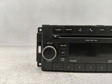 2010 Dodge Charger Radio AM FM Cd Player Receiver Replacement P/N:P05091115AC Fits Fits 2008 2009 OEM Used Auto Parts