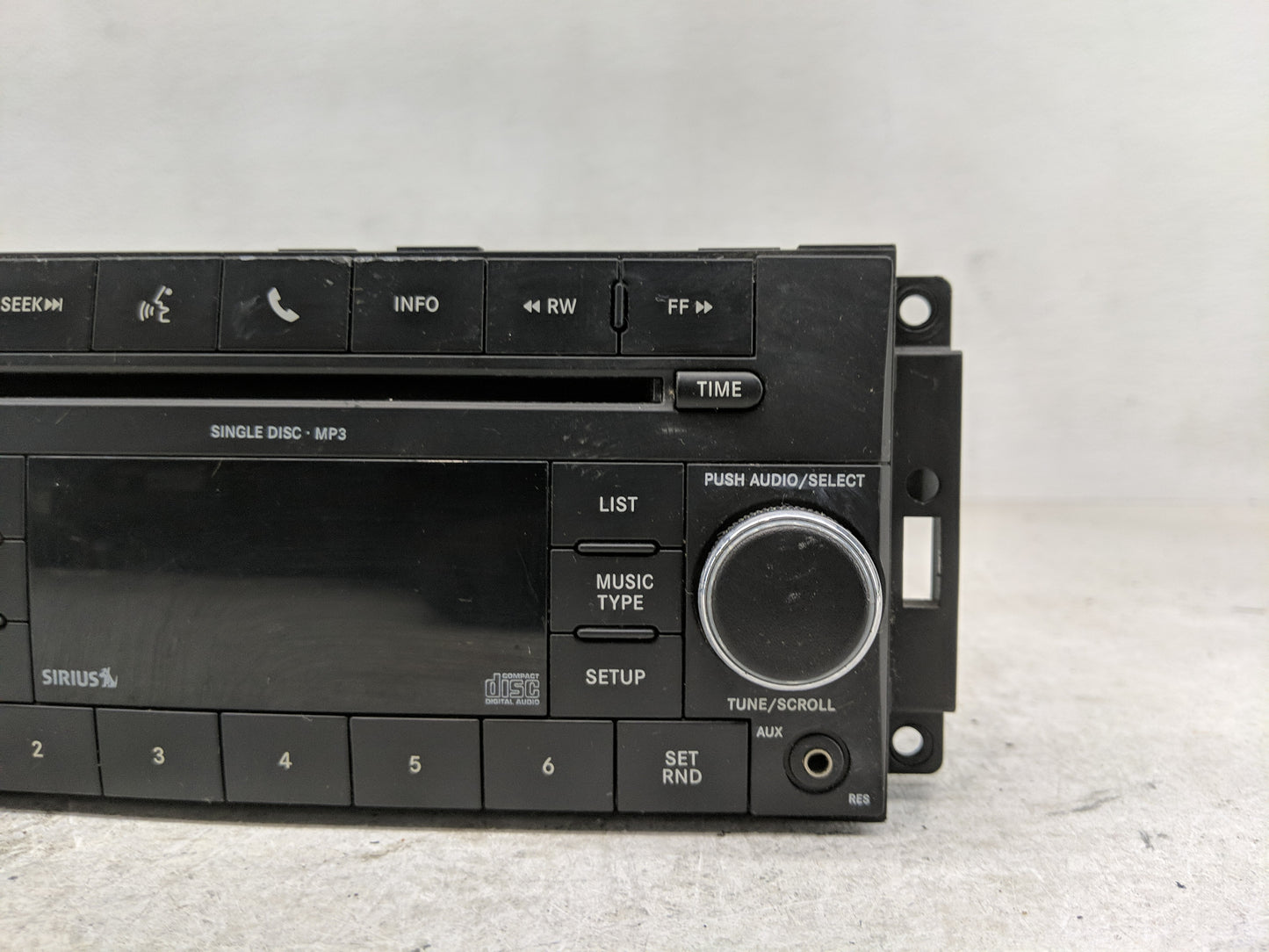 2010 Dodge Charger Radio AM FM Cd Player Receiver Replacement P/N:P05091115AC Fits Fits 2008 2009 OEM Used Auto Parts - Oemu
