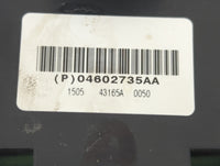 2006-2010 Dodge Charger Master Power Window Switch Replacement Driver Side Left P/N:04602735AA Fits OEM Used Auto Parts - Oe
