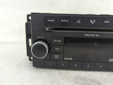 2010 Dodge Charger Radio AM FM Cd Player Receiver Replacement P/N:P05091115AC Fits Fits 2008 2009 OEM Used Auto Parts