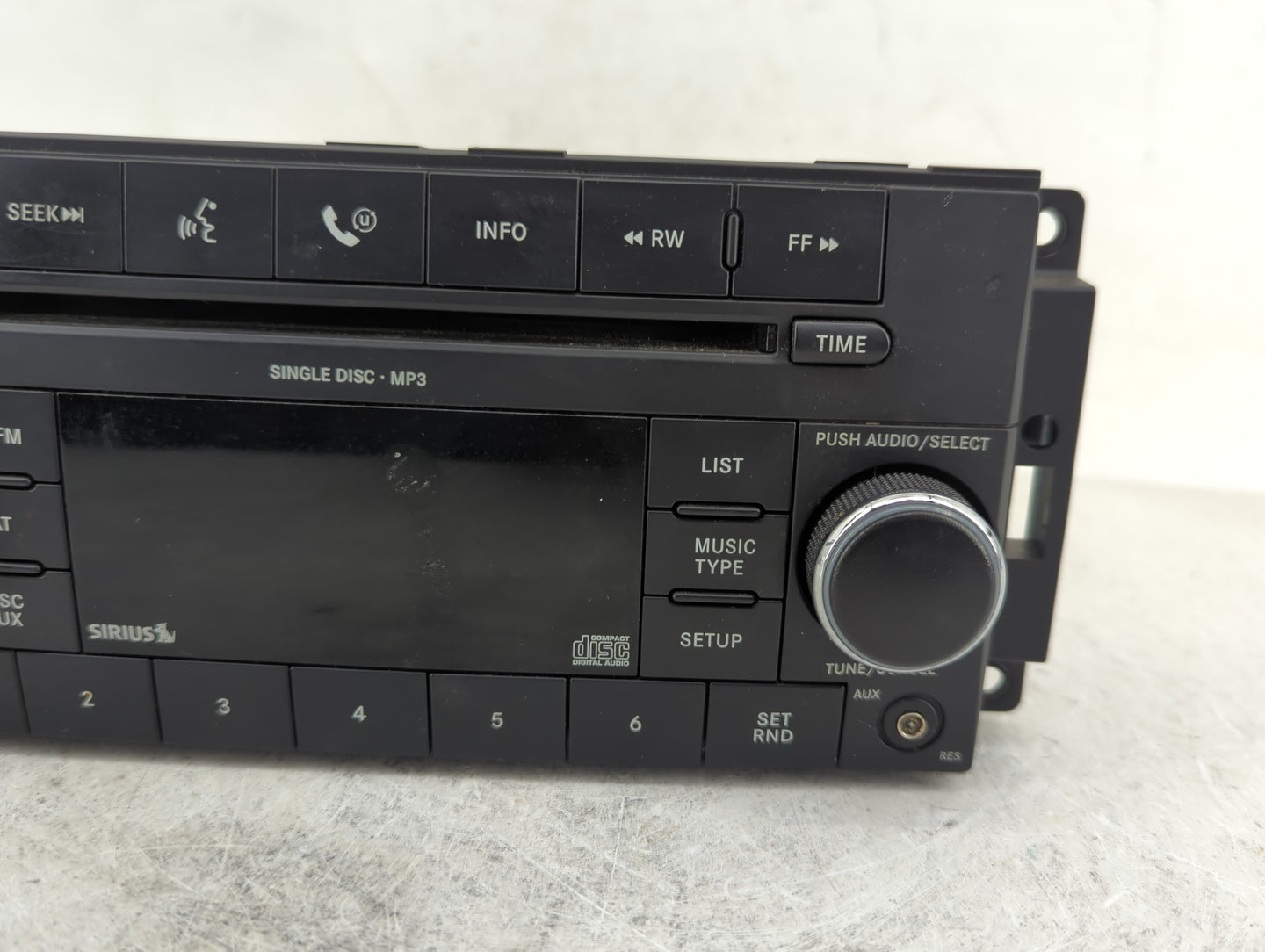 2010 Dodge Charger Radio AM FM Cd Player Receiver Replacement P/N:P05091115AC Fits Fits 2008 2009 OEM Used Auto Parts - Oemu