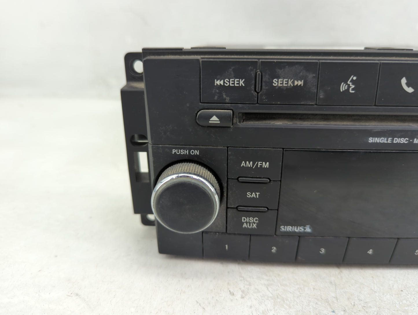 2010 Dodge Charger Radio AM FM Cd Player Receiver Replacement P/N:P05091115AC Fits Fits 2008 2009 OEM Used Auto Parts - Oemu