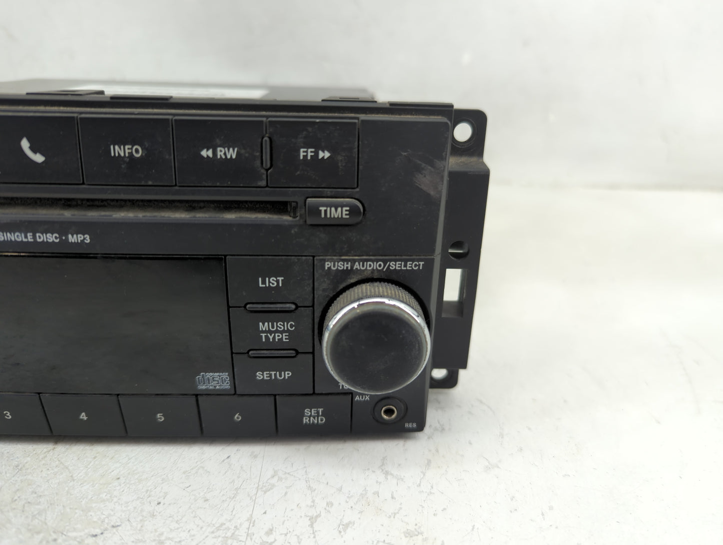 2010 Dodge Charger Radio AM FM Cd Player Receiver Replacement P/N:P05091115AC Fits Fits 2008 2009 OEM Used Auto Parts - Oemu