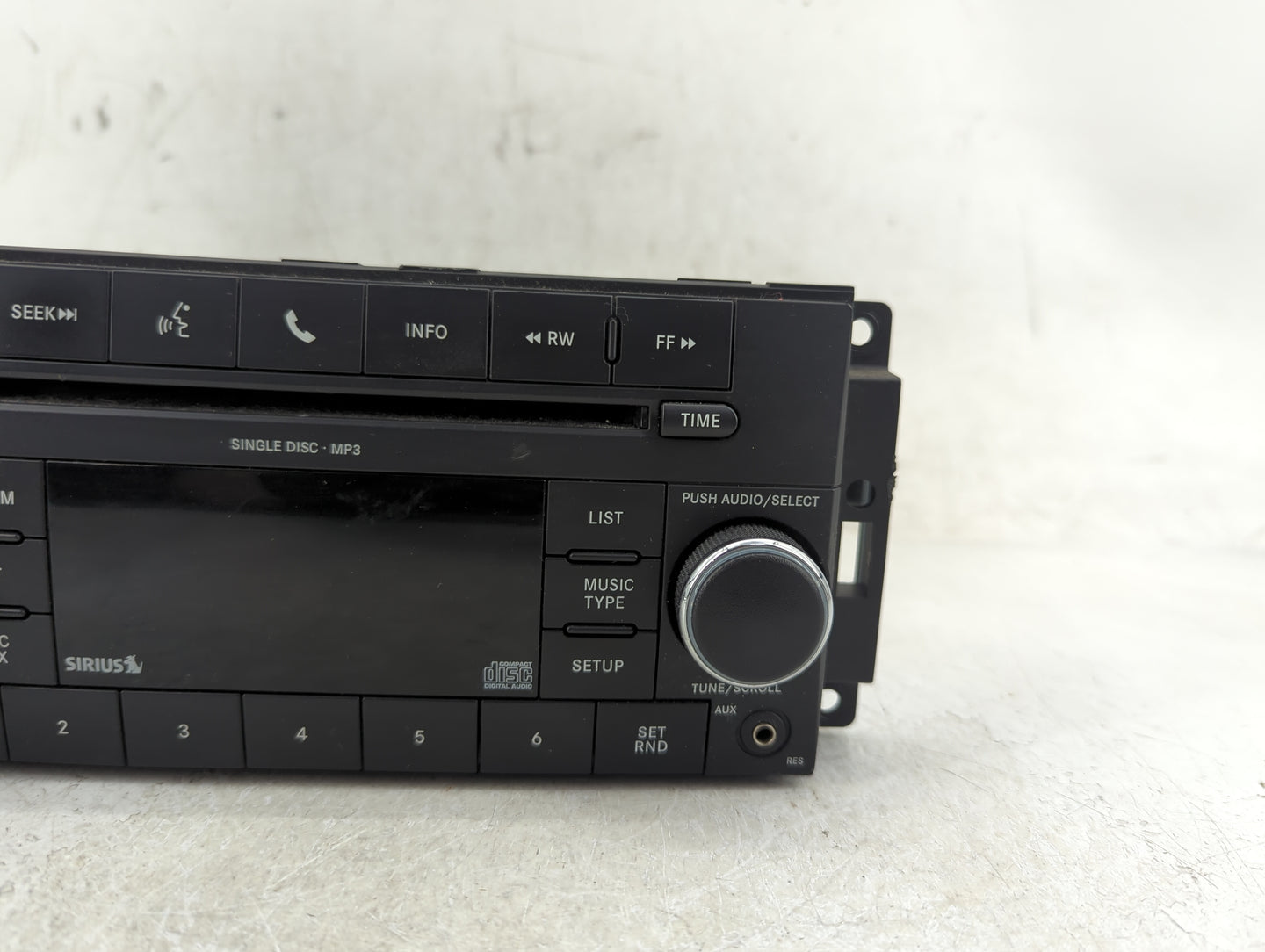 2010 Dodge Charger Radio AM FM Cd Player Receiver Replacement P/N:P05091115AC Fits Fits 2008 2009 OEM Used Auto Parts - Oemu