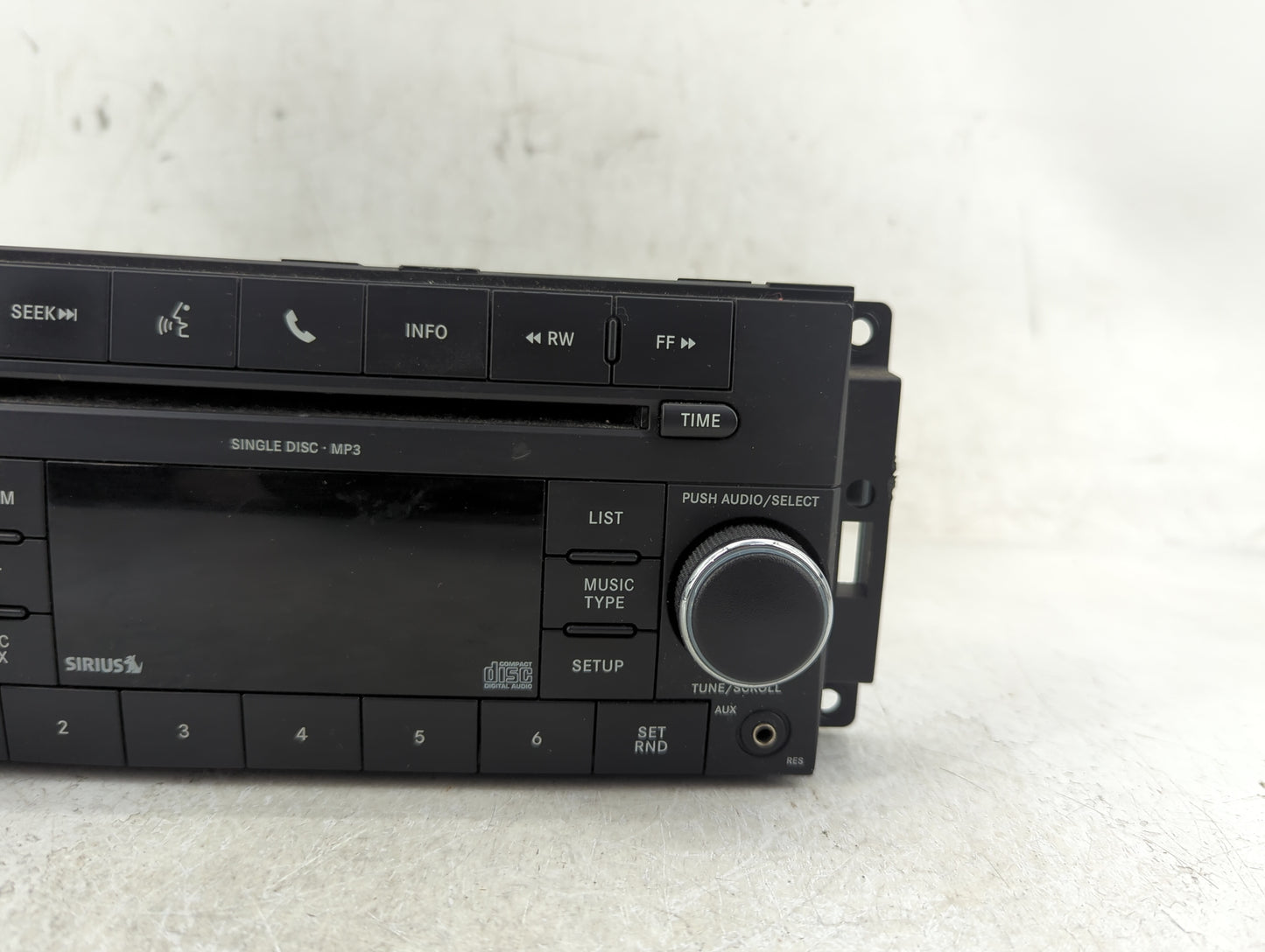 2010 Dodge Charger Radio AM FM Cd Player Receiver Replacement P/N:P05091115AC Fits Fits 2008 2009 OEM Used Auto Parts - Oemu