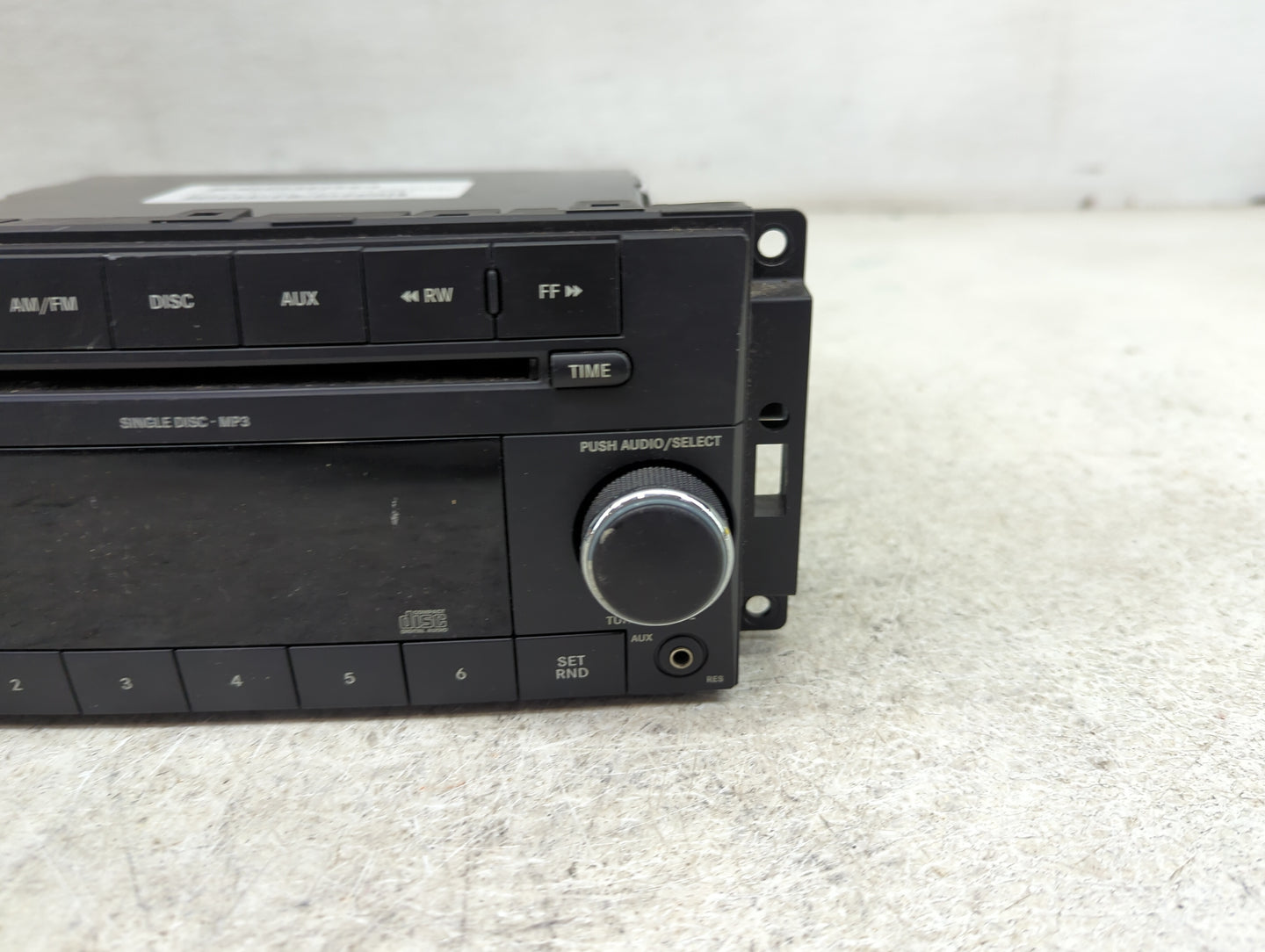 2008-2010 Dodge Charger Radio AM FM Cd Player Receiver Replacement P/N:P05091111AC Fits Fits 2008 2009 2010 OEM Used Auto Pa