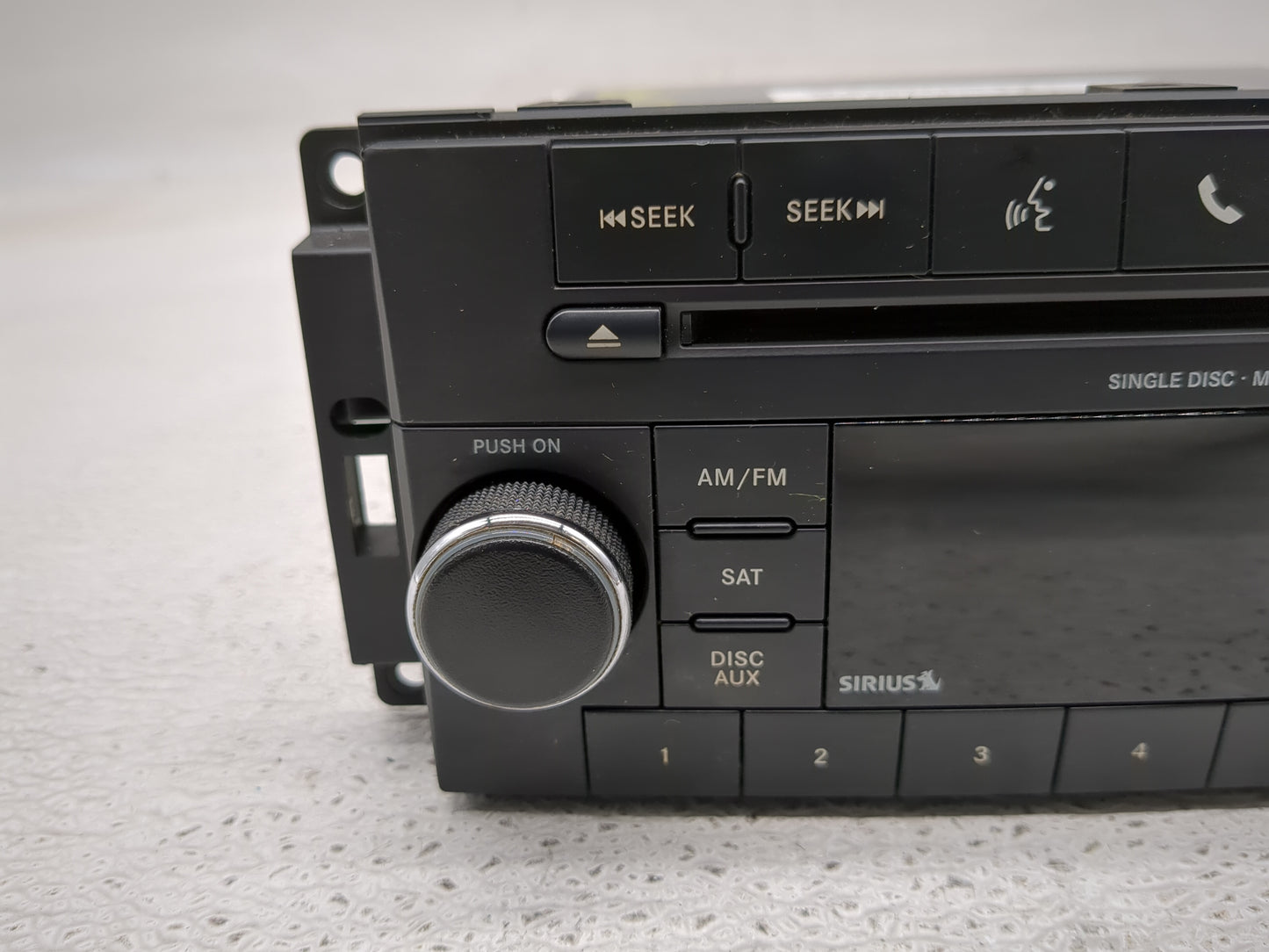 2008-2010 Dodge Charger Radio AM FM Cd Player Receiver Replacement P/N:P05091115AC Fits Fits 2008 2009 2010 OEM Used Auto Pa
