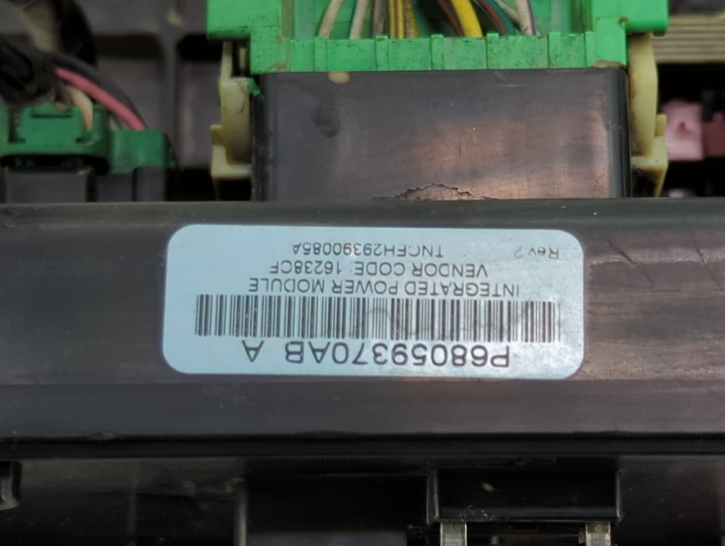 2010 Dodge Charger Fusebox Fuse Box Relay Module Tipm P68059370ab - Oemusedautoparts1.com