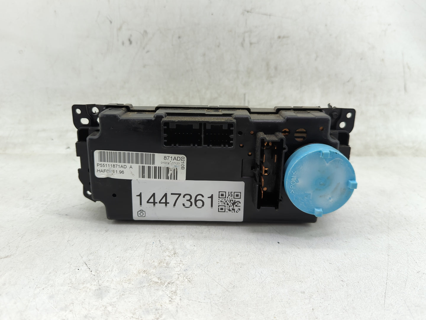 2008-2010 Dodge Charger Climate Control Module Temperature AC/Heater Replacement P/N:P55111871AD Fits Fits 2008 2009 2010 OE