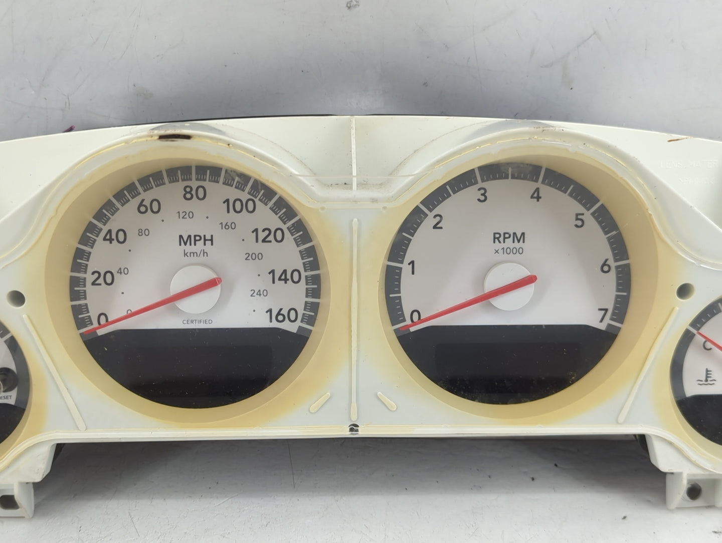 2010 Dodge Charger Instrument Cluster Speedometer Gauges P/N:P68060569AC Miles:110K Fits OEM Used Auto Parts - Oemusedautopa