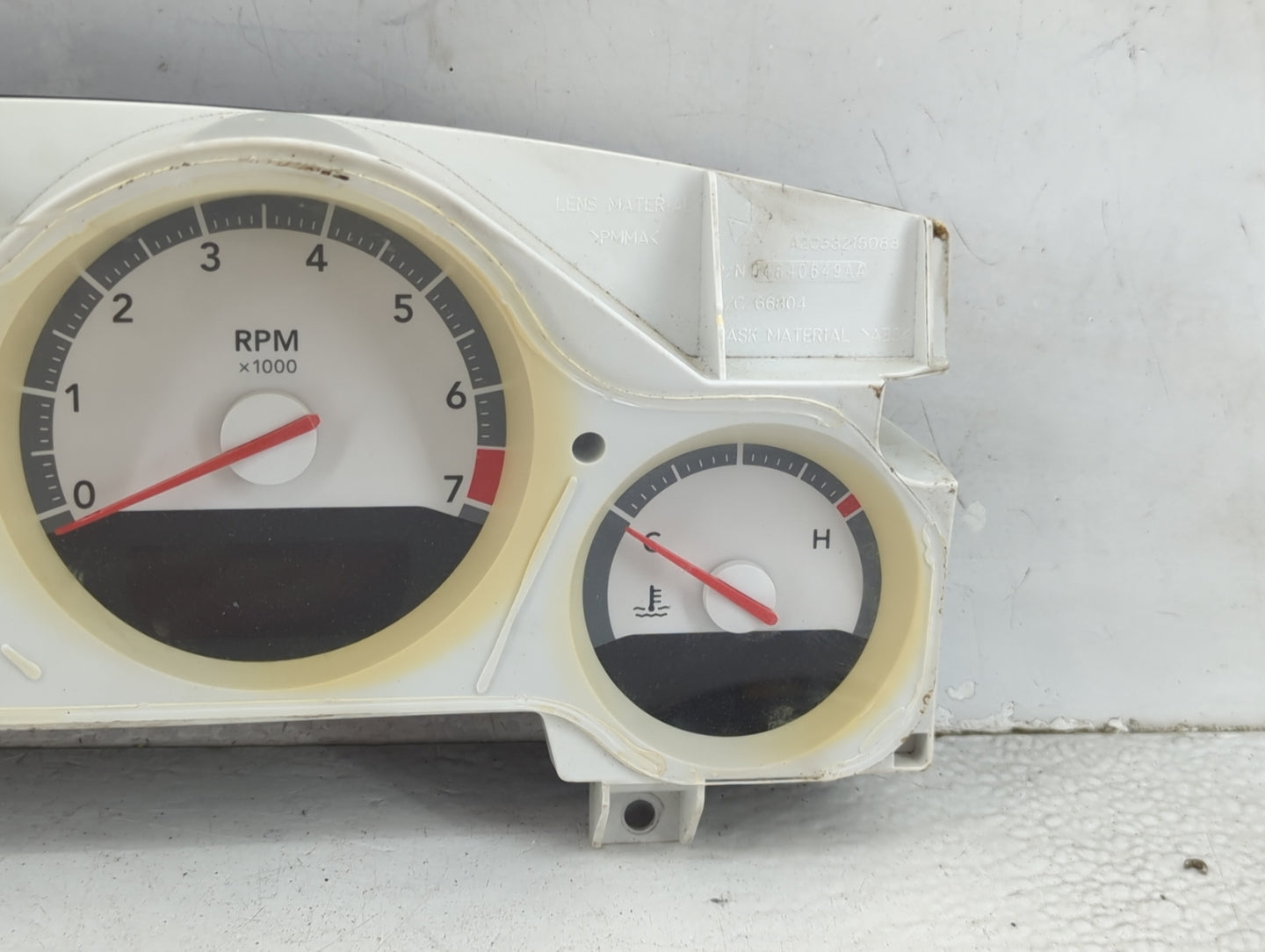 2010 Dodge Charger Instrument Cluster Speedometer Gauges P/N:04837928AA Miles: Fits OEM Used Auto Parts - Oemusedautoparts1.