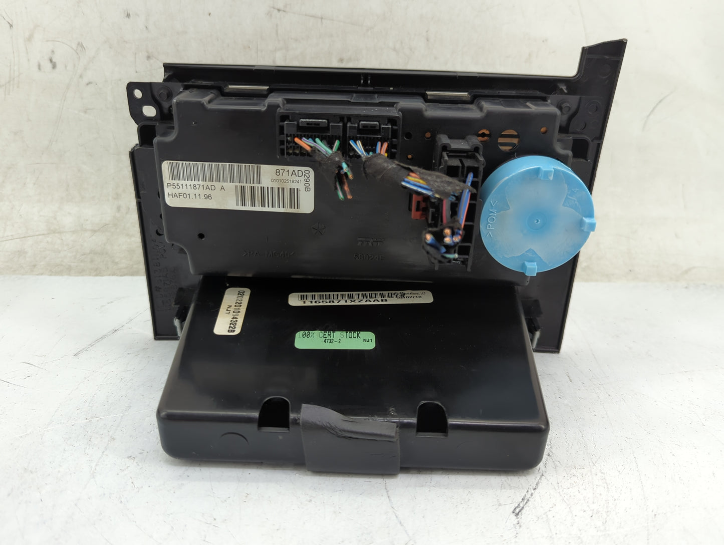 2008-2010 Dodge Charger Climate Control Module Temperature AC/Heater Replacement P/N:P55111871AD Fits Fits 2008 2009 2010 OE
