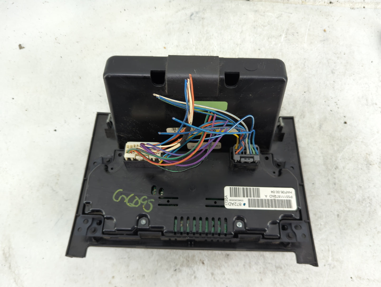 2008-2010 Dodge Charger Climate Control Module Temperature AC/Heater Replacement P/N:P55111872AD HAF06.00.04 Fits OEM Used A