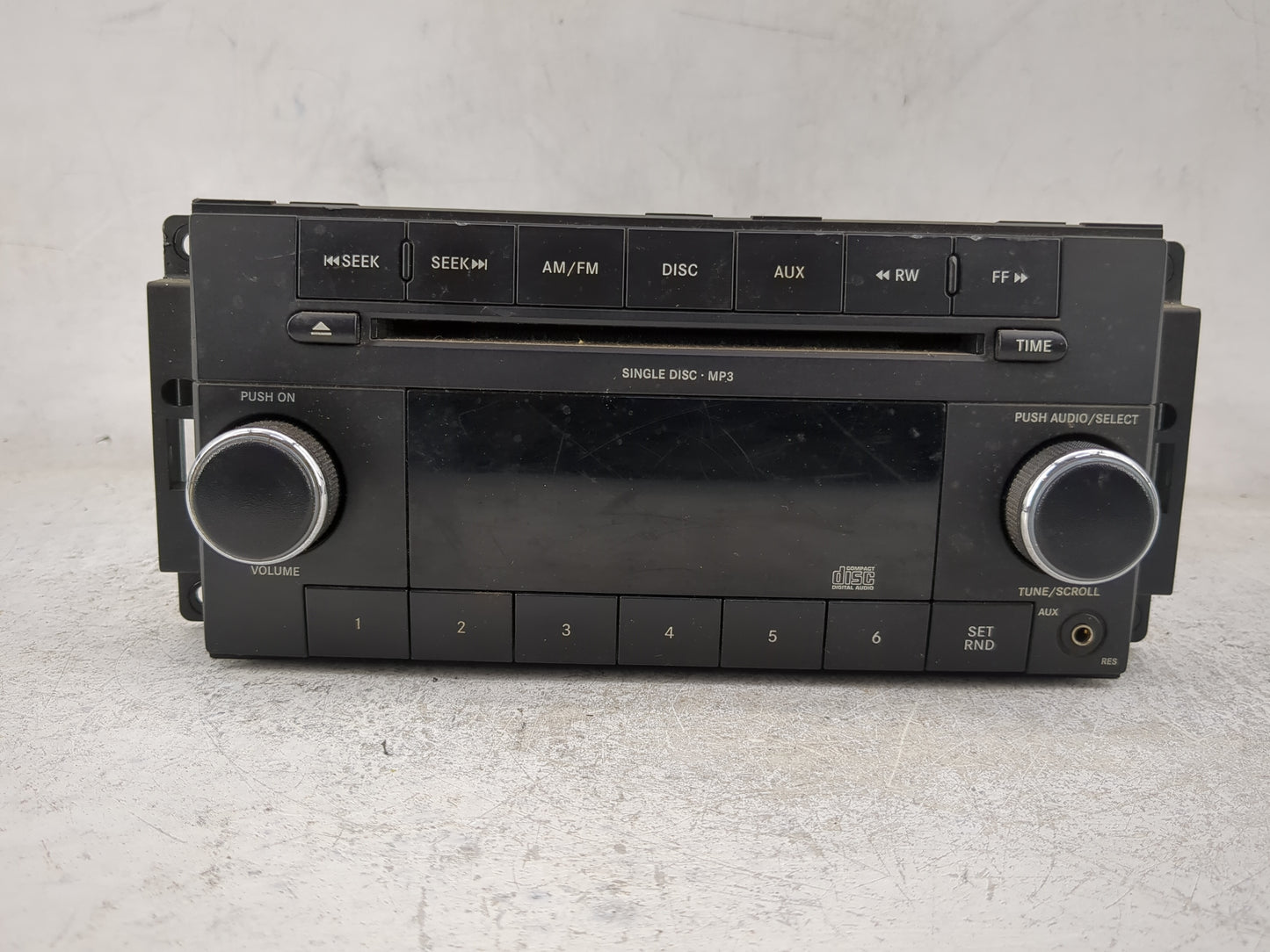 2008-2010 Dodge Charger Radio AM FM Cd Player Receiver Replacement P/N:P05091222AC SPNP05091222AC Fits Fits 2008 2009 2010 O