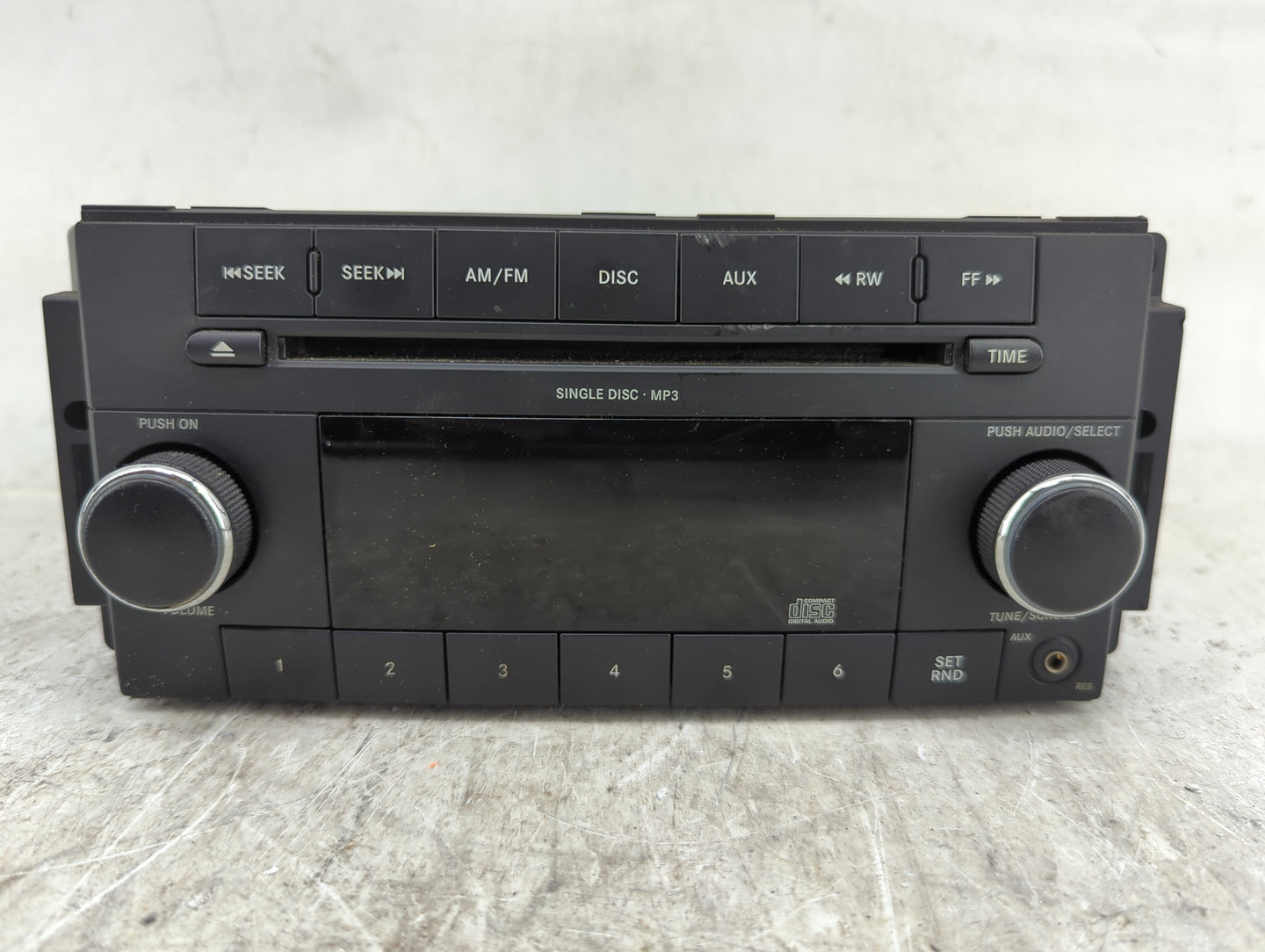2008-2010 Dodge Charger Radio AM FM Cd Player Receiver Replacement P/N:CBA JL44EK P05064931AH Fits Fits 2008 2009 2010 OEM U