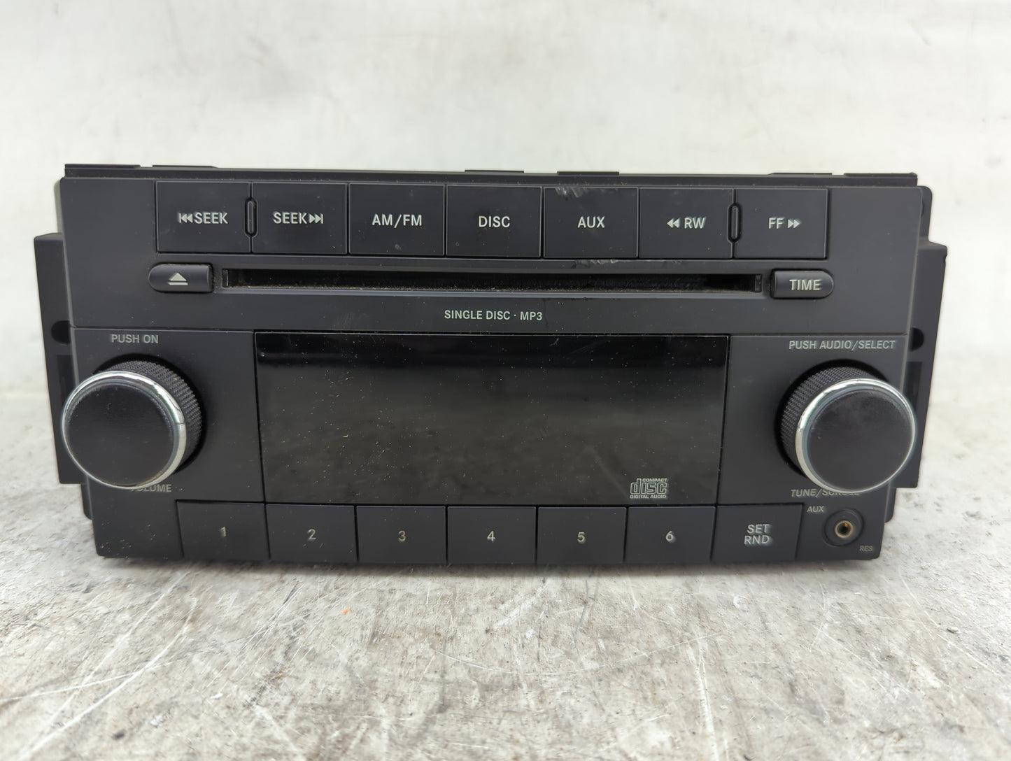 2008-2010 Dodge Charger Radio AM FM Cd Player Receiver Replacement P/N:CBA JL44EK P05064931AH Fits Fits 2008 2009 2010 OEM U