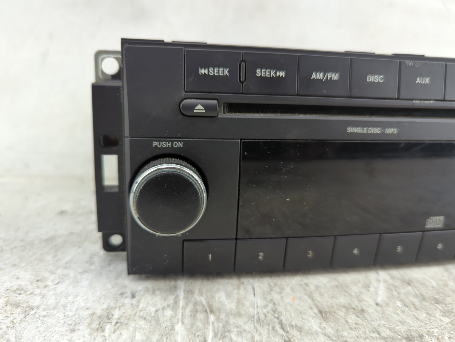 2008-2010 Dodge Charger Radio AM FM Cd Player Receiver Replacement P/N:CBA JL44EK P05064931AH Fits Fits 2008 2009 2010 OEM U