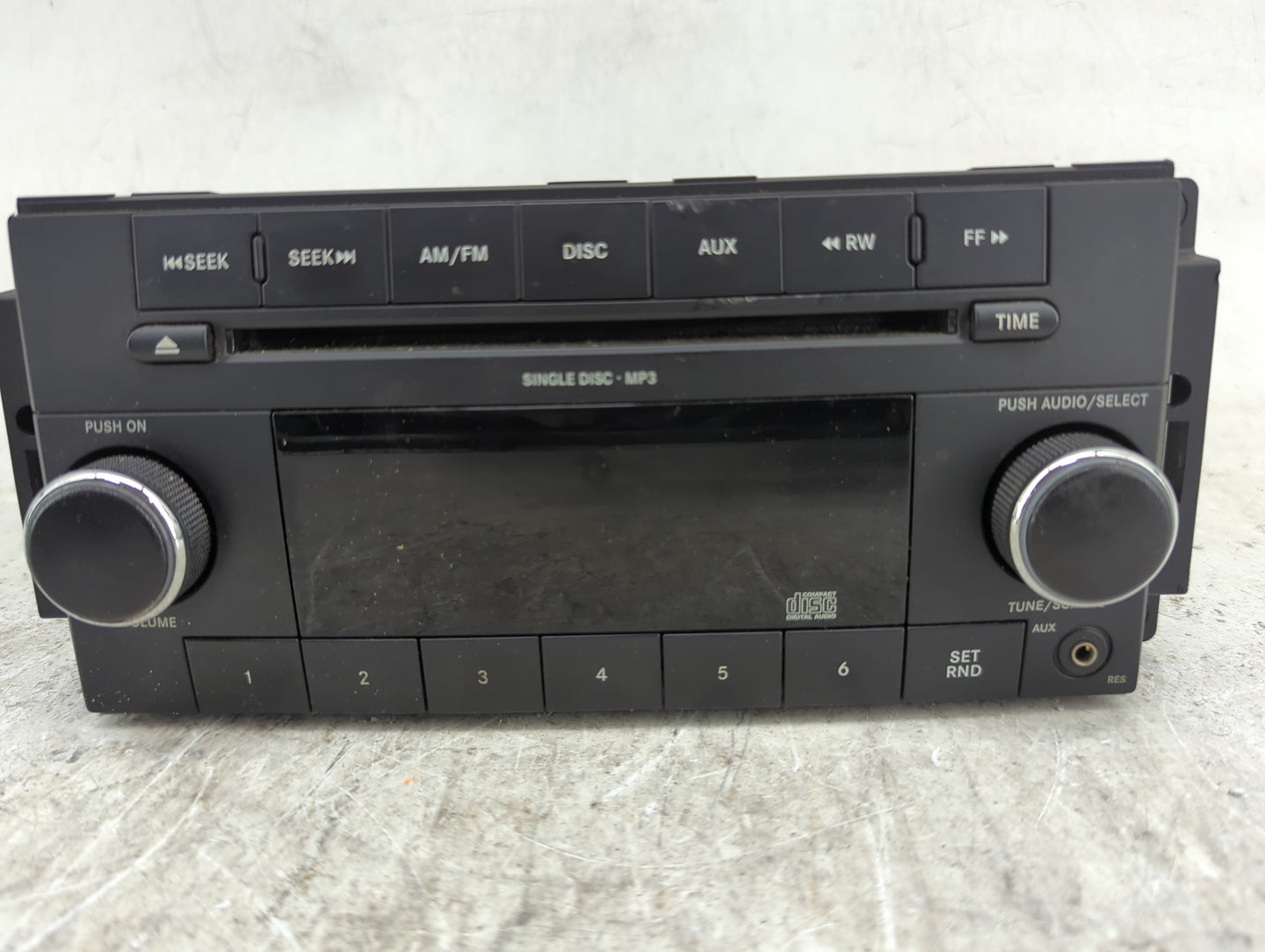 2008-2010 Dodge Charger Radio AM FM Cd Player Receiver Replacement P/N:CBA JL44EK P05064931AH Fits Fits 2008 2009 2010 OEM U