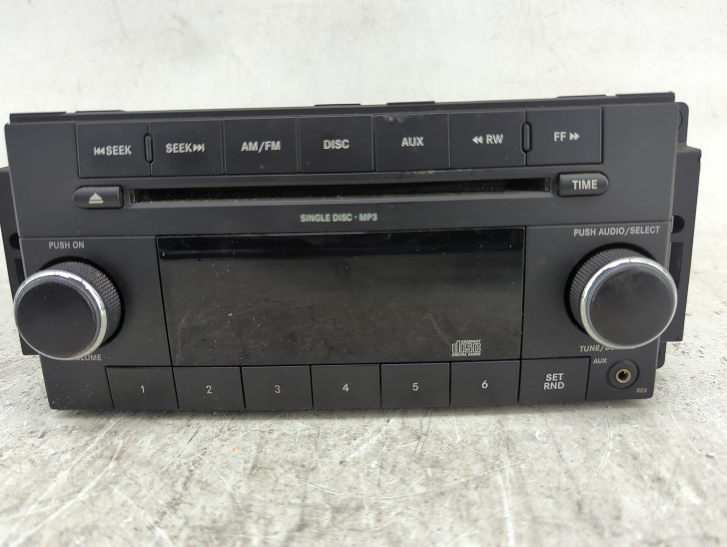 2008-2010 Dodge Charger Radio AM FM Cd Player Receiver Replacement P/N:CBA JL44EK P05064931AH Fits Fits 2008 2009 2010 OEM U