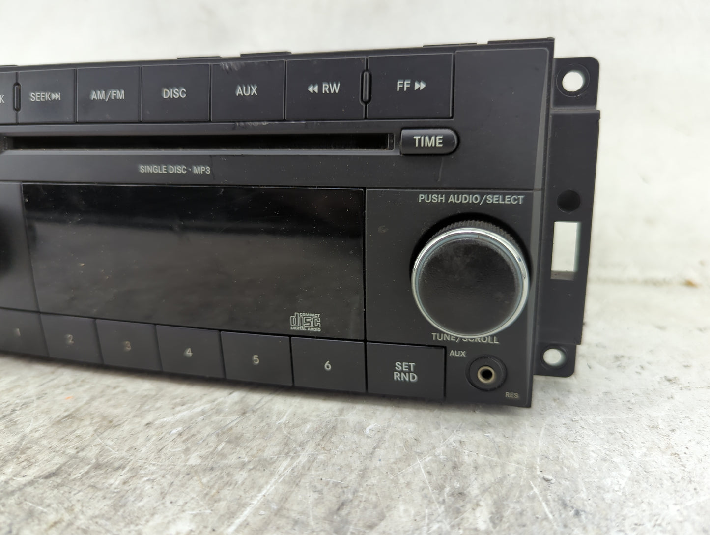 2008-2010 Dodge Charger Radio AM FM Cd Player Receiver Replacement P/N:CBA JL44EK P05064931AH Fits Fits 2008 2009 2010 OEM U