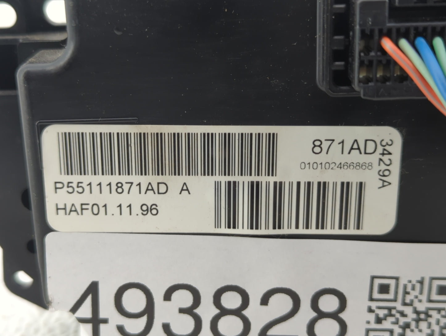 2008-2010 Dodge Charger Climate Control Module Temperature AC/Heater Replacement P/N:P55111871AD P55111871AC Fits OEM Used A