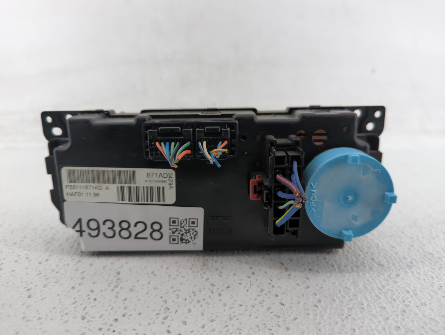 2008-2010 Dodge Charger Climate Control Module Temperature AC/Heater Replacement P/N:P55111871AD P55111871AC Fits OEM Used A