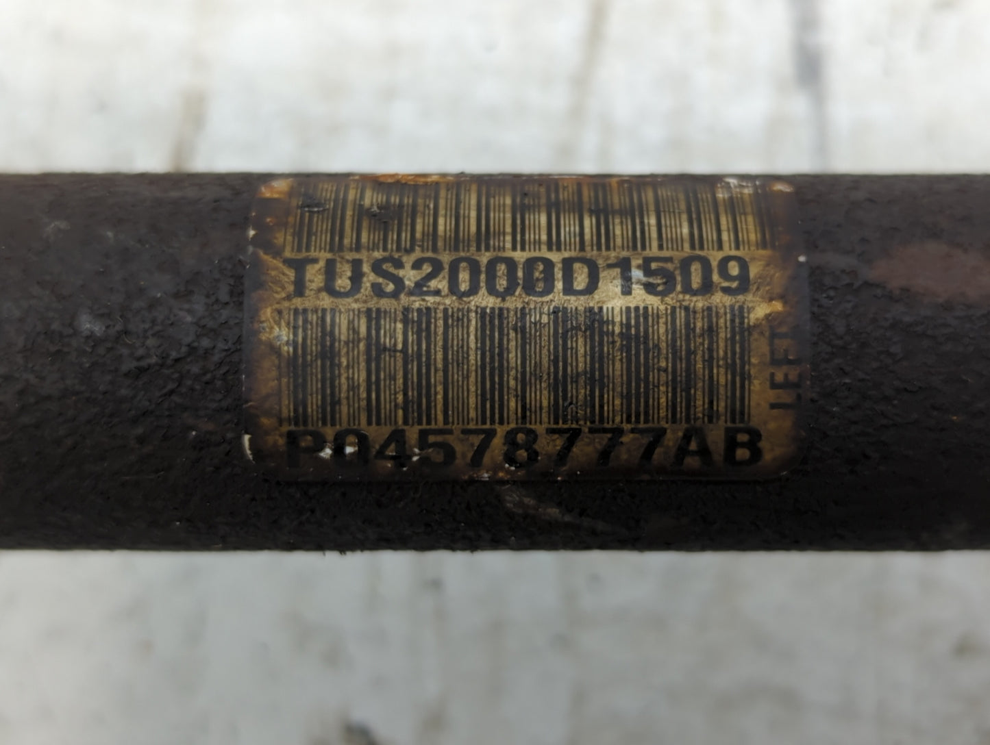 2009-2010 Dodge Charger Axle Shaft Front Driver Cv C/v - Oemusedautoparts1.com